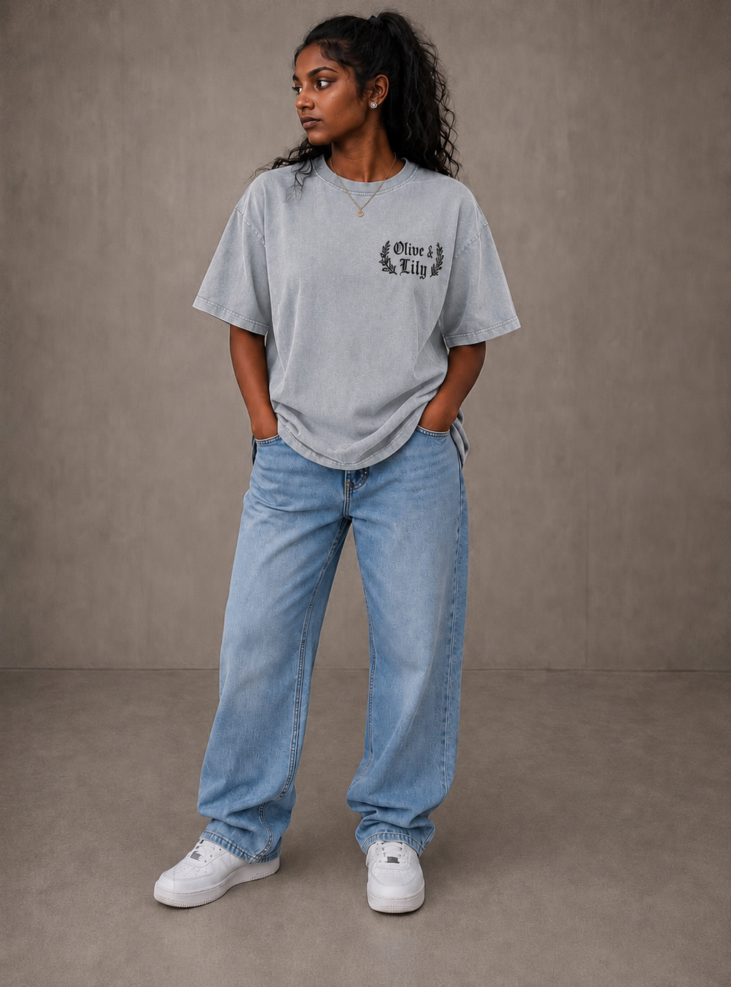 Grey Vintage Verse Tee