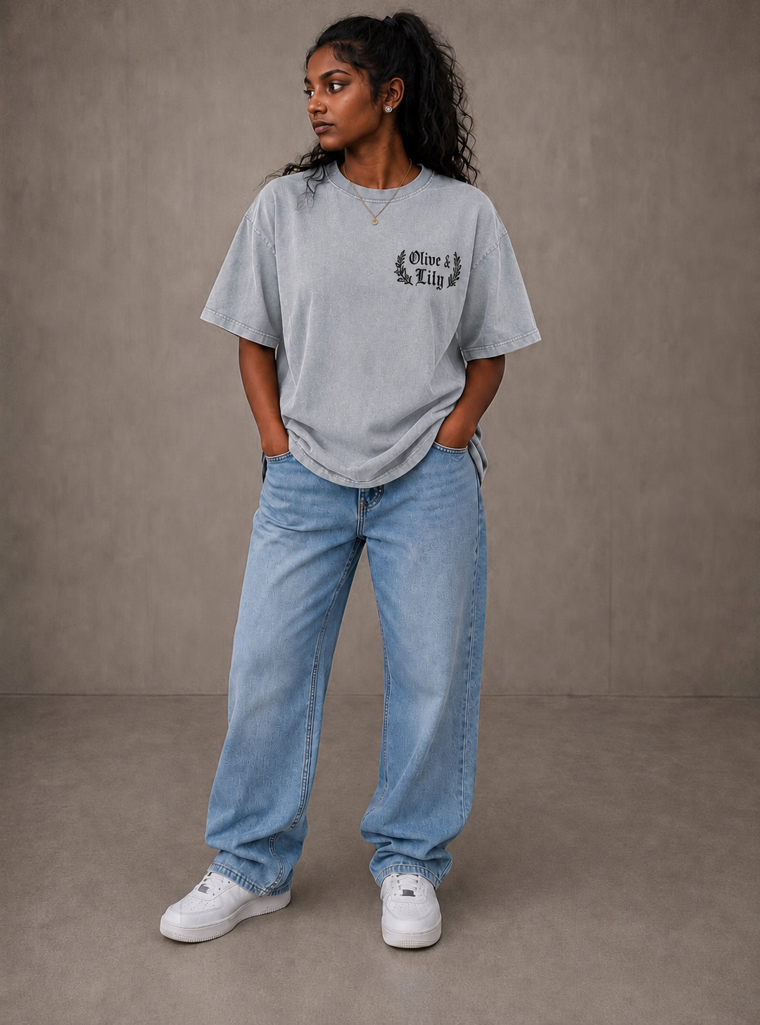 Grey Vintage Verse Tee