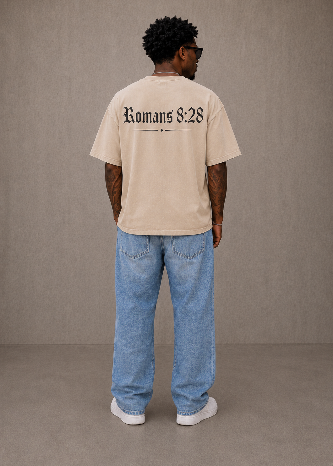Tan Vintage Verse Tee