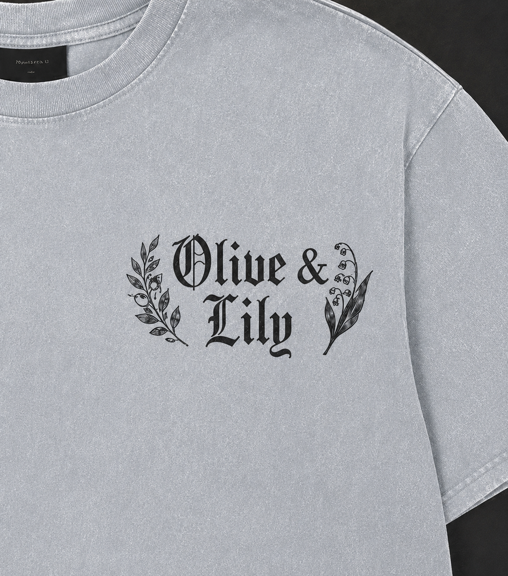 Grey Vintage Verse Tee