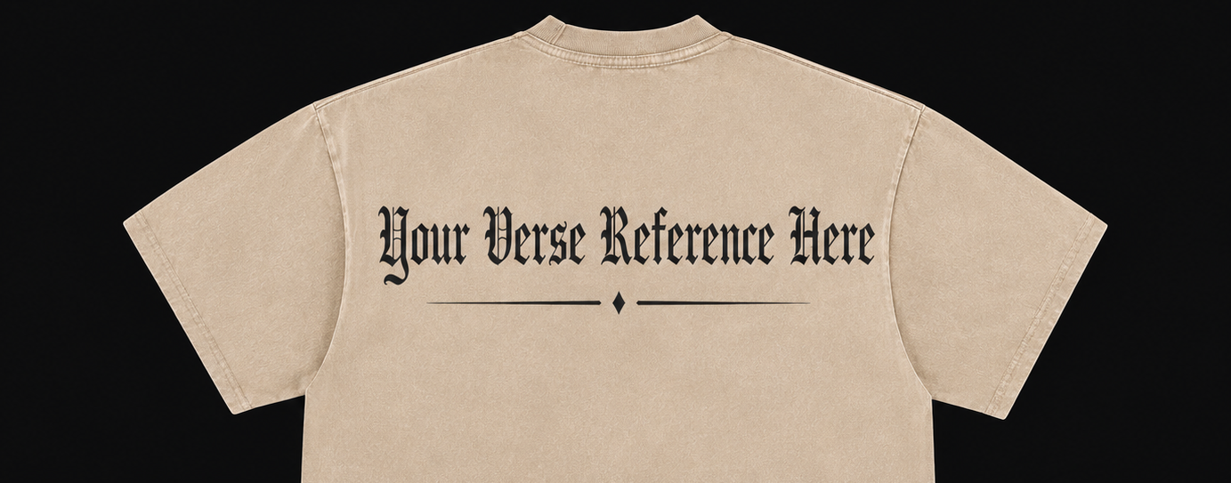 Tan Vintage Verse Tee